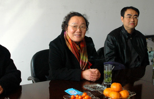 江苏省质量管理协会常务副会长浦振英一行来cq9电子官网入口集团调研