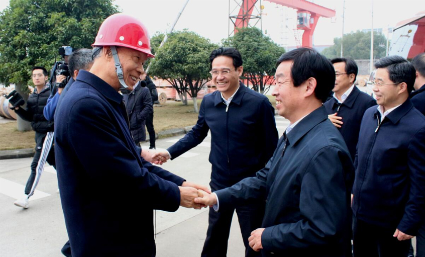 常州市委书记齐家滨一行来cq9电子官网入口电缆调研