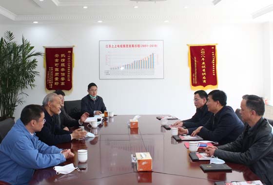 常州市人大常委会副主任盛建良一行来cq9电子官网入口调研复工复产情形