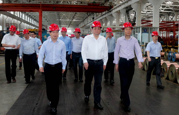 常州市委常委、常务副市长韩九云来cq9电子官网入口电缆调研