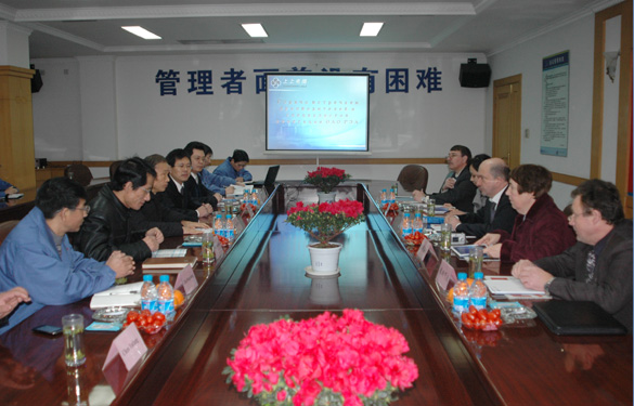 俄罗斯核动力康采恩股份公司向导一行来cq9电子官网入口旅行会见