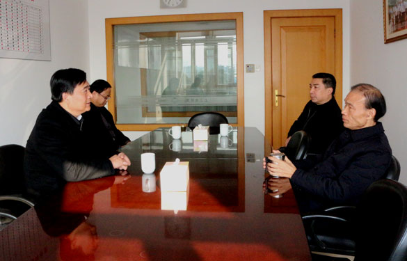 溧阳市委书记盛建良来cq9电子官网入口调研