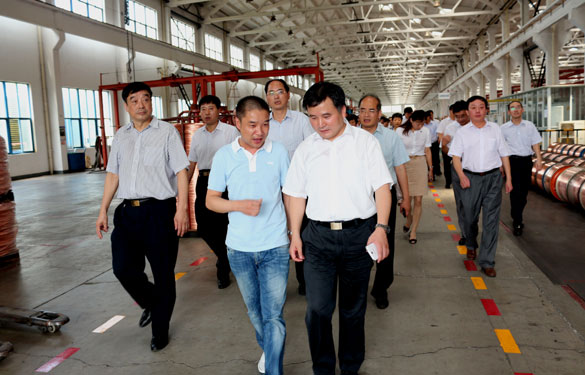 金坛市党政代表团一行来cq9电子官网入口集团旅行考察