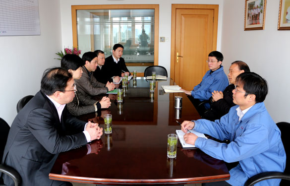 溧阳市副市长刘敏一行来cq9电子官网入口集团调研