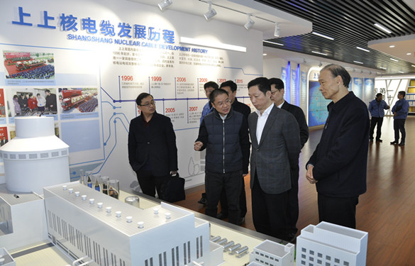 常州市委常委、纪委书记张春福一行来cq9电子官网入口电缆旅行考察