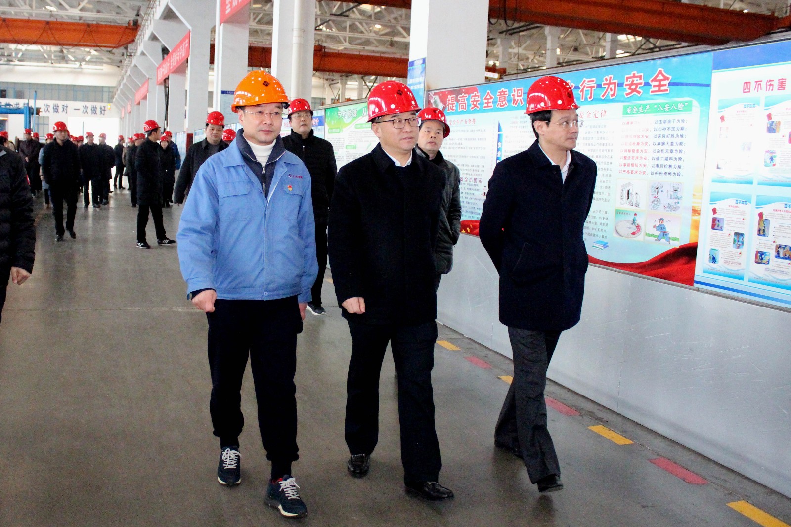 2019年1月16日，，，，，，，郎溪县党政代表团一行来cq9电子官网入口电缆旅行交流