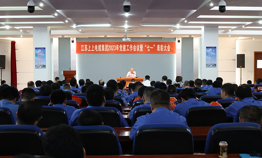 cq9电子官网入口电缆召开2023年党建事情聚会暨“七一”表扬大会