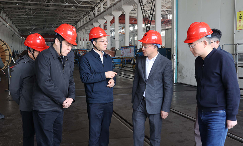 常州市委副书记、市长周伟一行走访cq9电子官网入口电缆